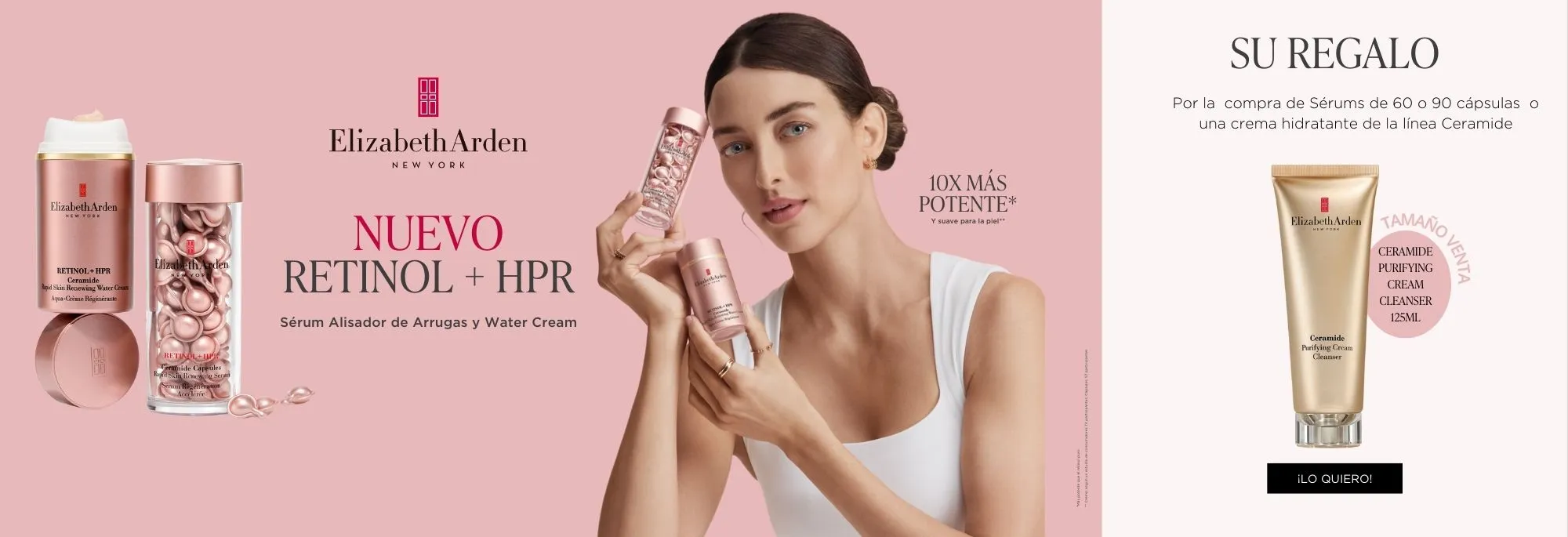 Regalo con tu compra de línea ceramide de Elizabeth Arden