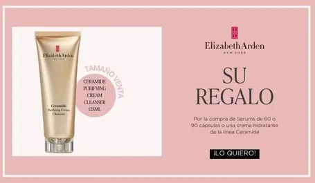 Regalo con tu compra de línea ceramide de Elizabeth Arden