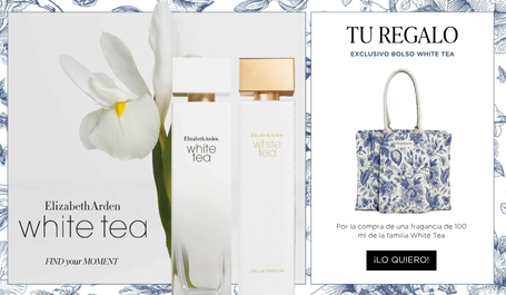 Regalo por compra con White Tea y de la Uz