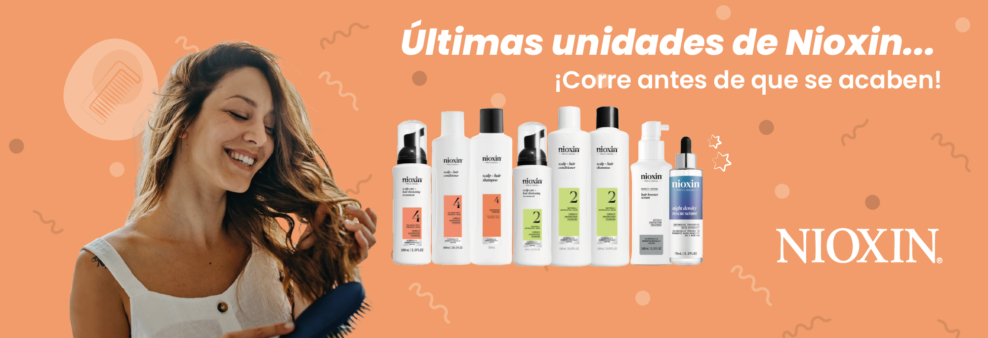 Cuidado del cabello con Nioxin