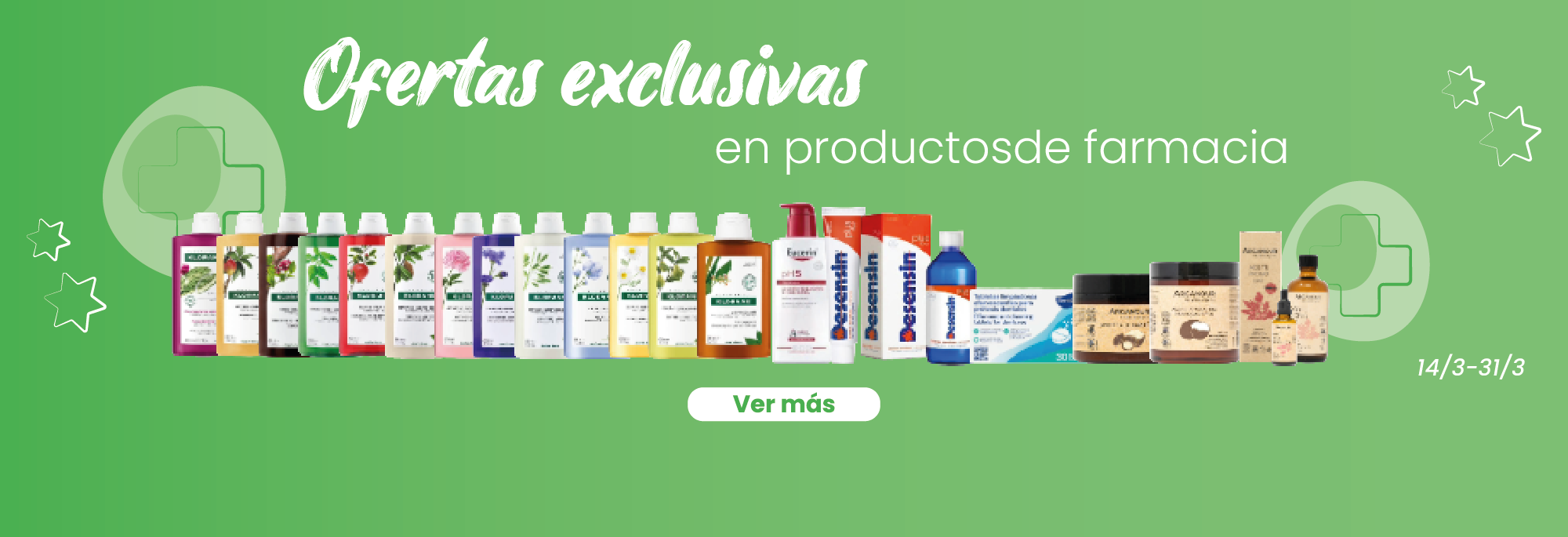 Oferta de Parafarmacia hasta el 31 de Marzo