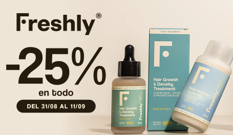 Promo Freshly Cosmetics hasta el 11 de Septiembre