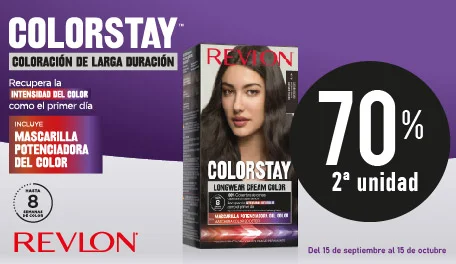 Revlon colorstay tinte sin amoniaco segunda al 70%