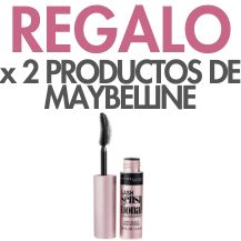 REGALO MINI MÁSCARA LASH SENSATIONAL POR COMPRAS DE 2 PRODUCTOS MAYBELLINE