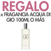REGALO ACQUA DI GIO EDT 15ML POR LA COMPRA DE UNA FRAGANCIA ACQUA DI GIO 100ML O MÁS