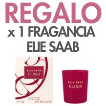 REGALO VELA POR LA COMPRA DE UNA FRAGANCIA DE ELIE SAAB DE CUALQUIER TAMAÑO