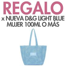 REGALO BOLSA DE PLAYA AZUL POR LA COMPRA DE UNA FRAGANCIA NUEVA D&G LIGHT BLUE PARA MUJER 100ML O MÁS