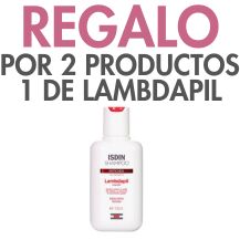 REGALO CHAMPÚ 100ML POR LA COMPRA DE 2 PRODUCTOS DE ISDIN SIENDO 1 DE LA LÍNEA LAMBDAPIL
