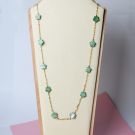 COLLAR LARGO FLORES VERDE 04 ONL