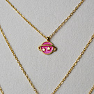 COLLAR PLANETA ROSA ONL