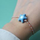 PULSERA HILO ESTRELLA AZUL ONL