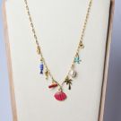 COLLAR COLORES CONCHA CORAL ONL
