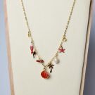 COLLAR COLORES CONCHA ROJA ONL