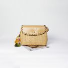 BOLSO RAFIA ECOPIEL SOLAPA FC2124 MARRON ONL
