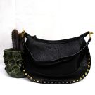 BOLSO ECOPIEL TACHAS 28690 NEGRO ONL