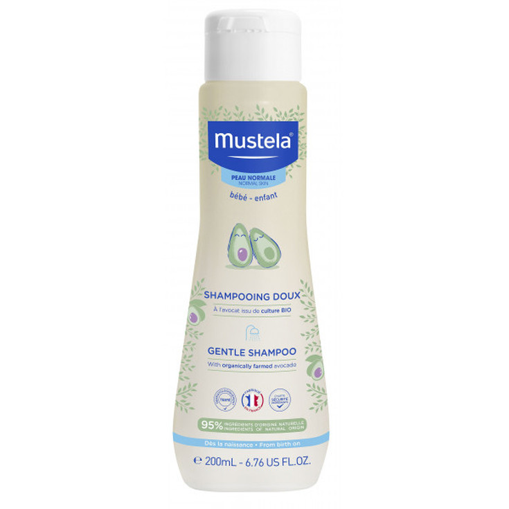 MUSTELA CHAMPU BEBE 200 ML.