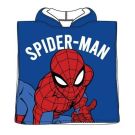 PONCHO PLAYA MICROFIBRA SPIDERMAN BLUE TU