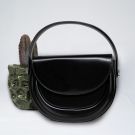 BOLSO ECOPIEL MEDIA LUNA SSS-726 NEGR.
