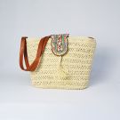 BOLSO RAFIA CIERRE ABALORIOS CLARO KKC060 ONL