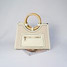 BOLSO LONA ASA MADERA BEIGE WSJ-830 ONL
