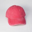 GORRA GASTADA LISA ROJA