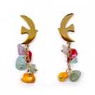 PENDIENTE GOLONDRINA MULTICOLOR ONL