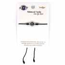 PULSERA 7 NUDOS OJO TURCO NEGRO#