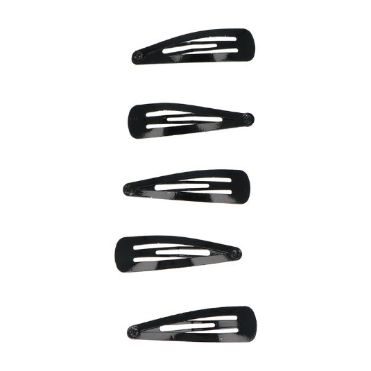 INCA CLIP NEGRO 5 CM 5 UDS.