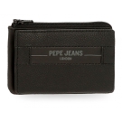 PEPE JEANS MONEDERO -TARJ.CHECKBOX NEGRO*