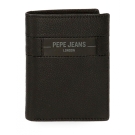 PEPE JEANS BILLETERO PJL CHECKBOX NEGRO*