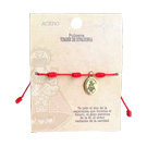 PULSERA 7 NUDOS CON VIRGEN COVADONGA DORADA