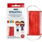 MUMU KIDS MASC.QUIRURG. IIR ROJA 10 UNDS*