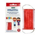 MUMU KIDS MASC.QUIRURG. IIR ROJA 10 UNDS