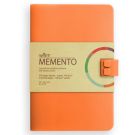 LIBRETA WAFF LISA PEQUEÑA NARANJA CLARO*