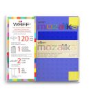 LIBRETA WAFF PINS MEDIANA AZUL*