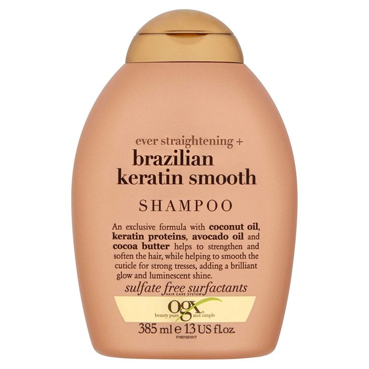 ogx champu keratina brasileña 385ml ogx champu keratina brasileña 385ml