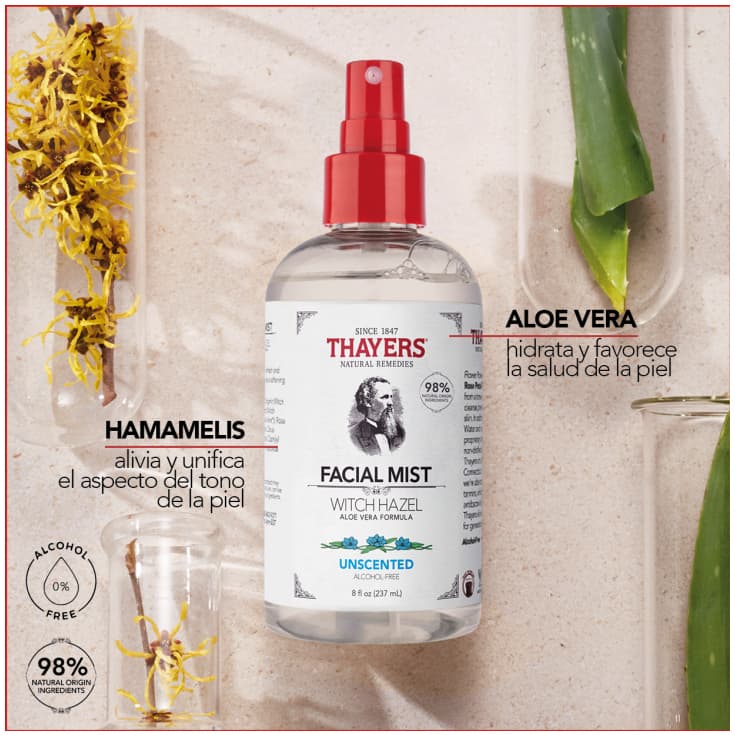 thayers unscented facial mist 237ml