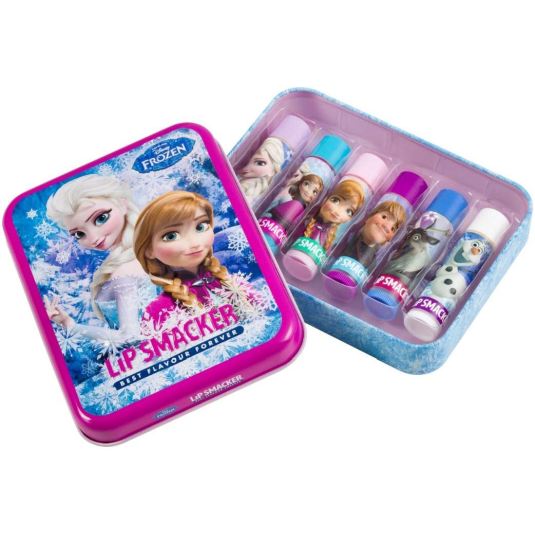 lip smacker frozen 2 set 6 balsamos labiales infantiles