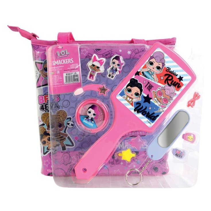 markwins lol surprise set maquillaje infantil + bolsa tote