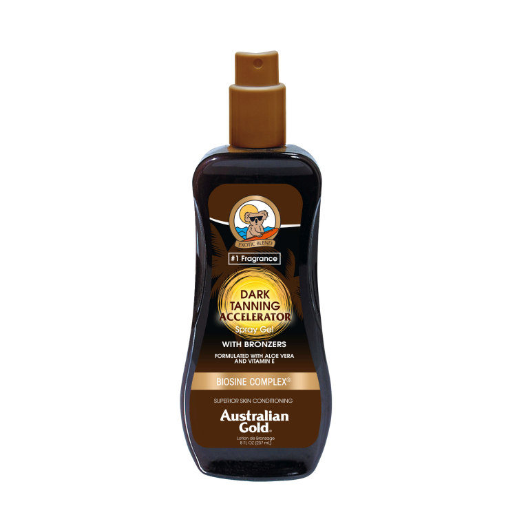 australian gold acelerador solar w/bronzer spray gel 237ml australian gold acelerador solar w/bronzer spray gel 237ml