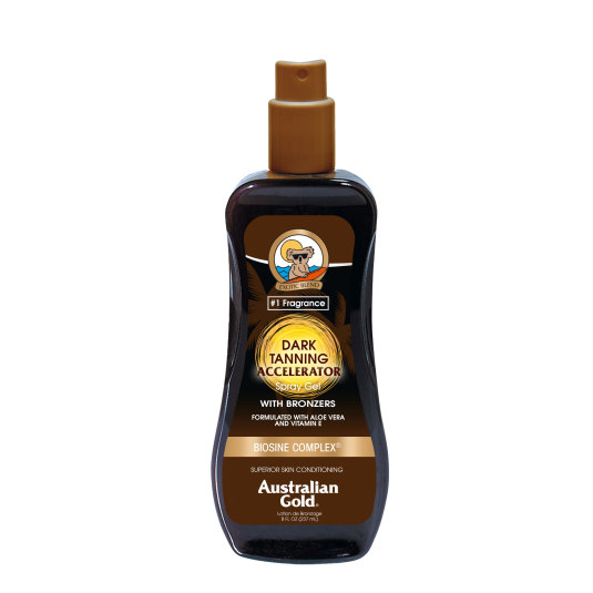 australian gold acelerador solar w/bronzer spray gel 237ml australian gold acelerador solar w/bronzer spray gel 237ml