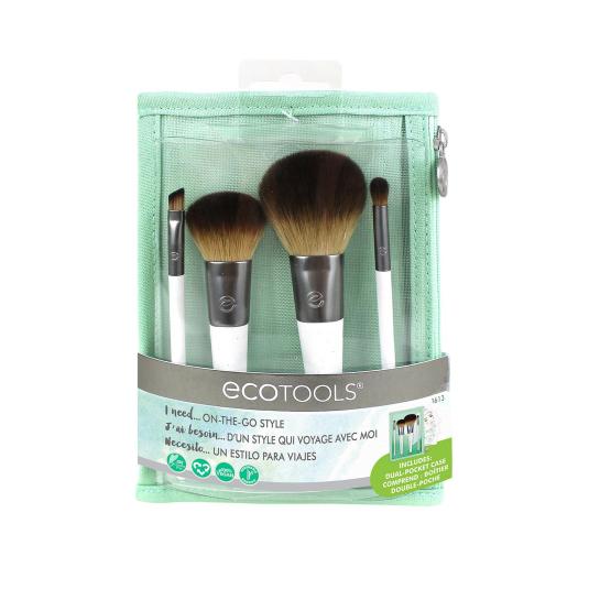 ecotools on-the-go style kit brochas maquillaje