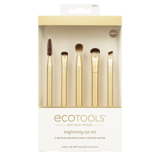 ecotools precious metals brightening eyes kit brochas ojos