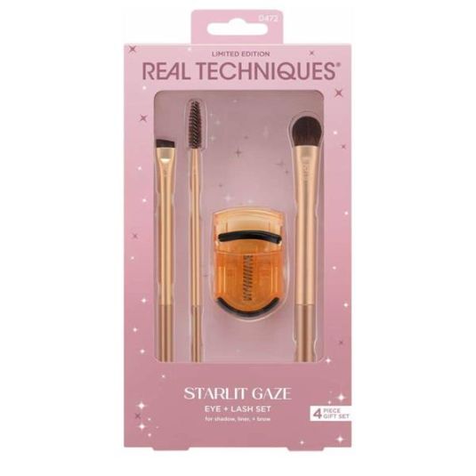 real techniques set pinceles+mini rizador