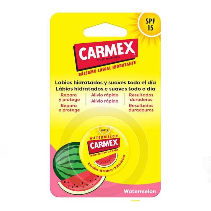 carmex balsamo labial sandia spf15 tarro 7,5g