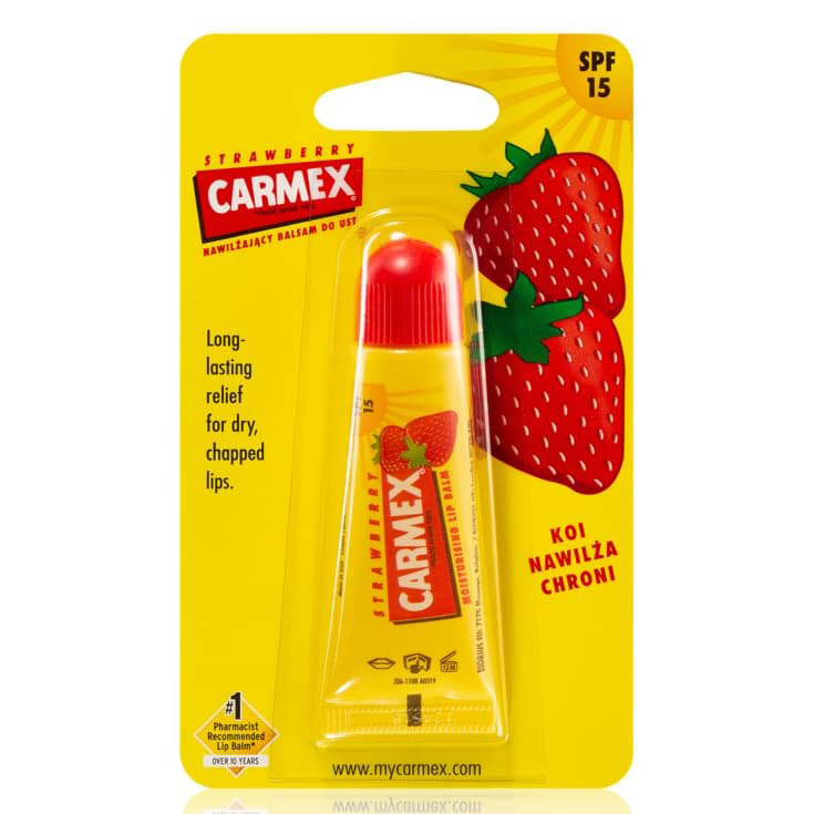 carmex balsamo labial fresa spf15 10g