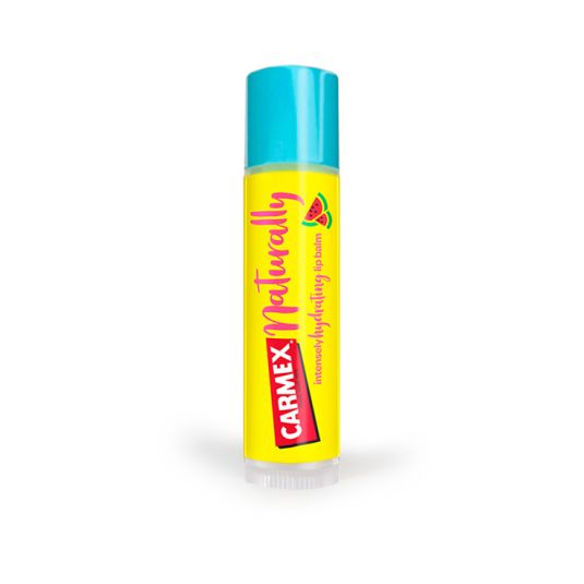 carmex naturally balsamo labia sandia stick 4,25 gr