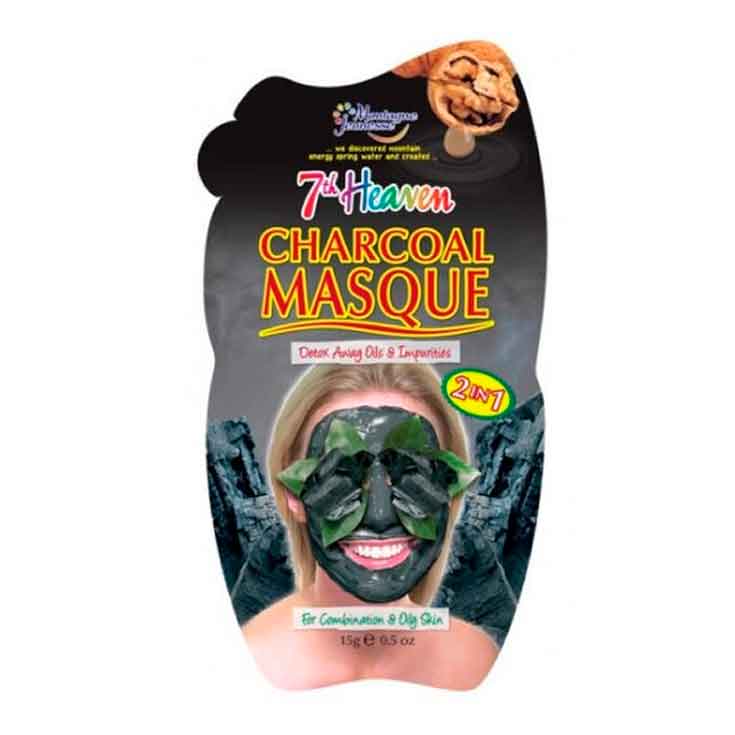 7th heaven charcoa masque mascarilla facial exfoliante carbon 7th heaven charcoa masque mascarilla facial exfoliante carbon