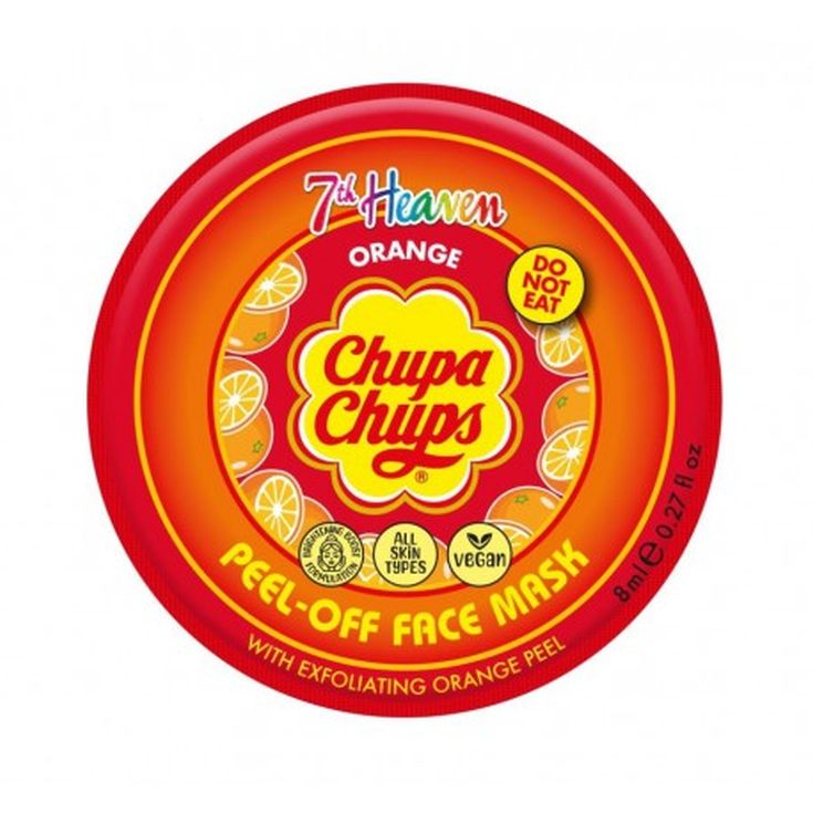7th heaven mascarilla peel-off chupa chups naranja