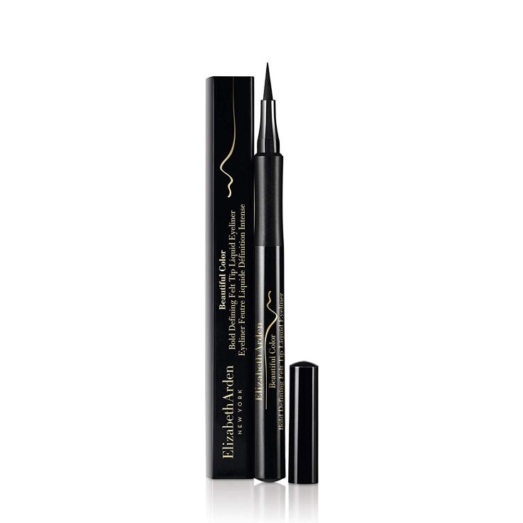 elizabeth arden bold defining felt tip eyeliner líquido negro elizabeth arden bold defining felt tip eyeliner líquido negro